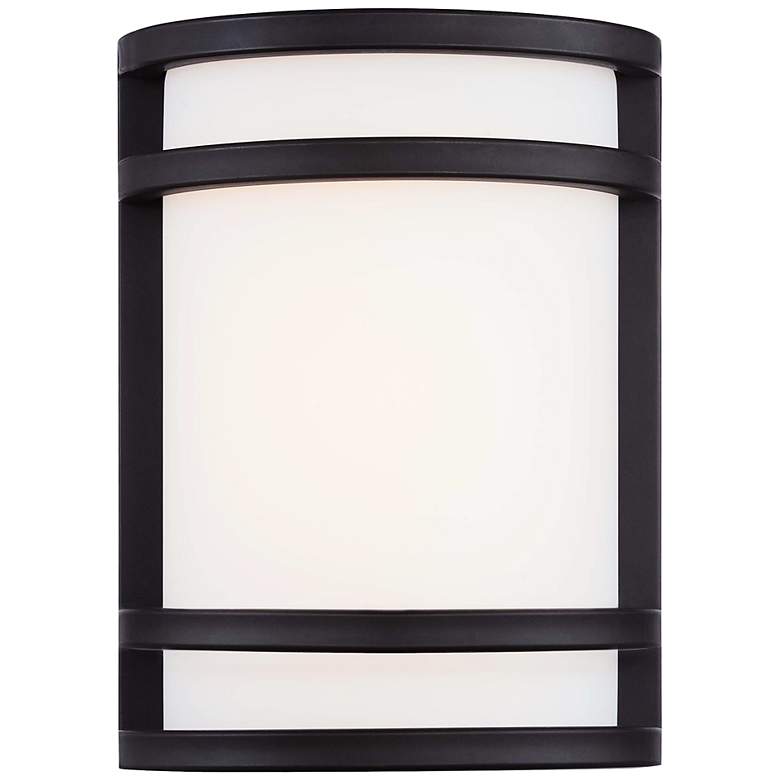 Image 2 Bay View 9 1/2" High Oil Rubbed Bronze Outdoor LED Light