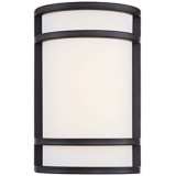 Bay View 12&quot; High Oil-Rubbed Bronze Outdoor Wall Light