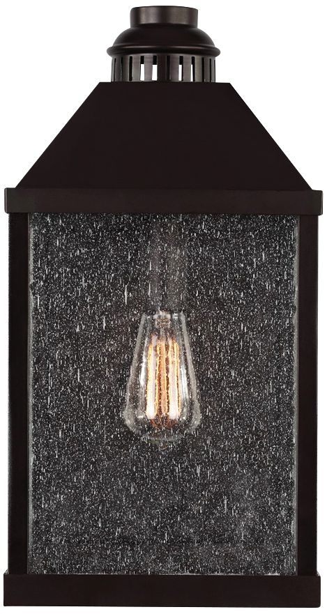 Feiss Lumiere 18 1/2" High Bronze Outdoor Wall Light