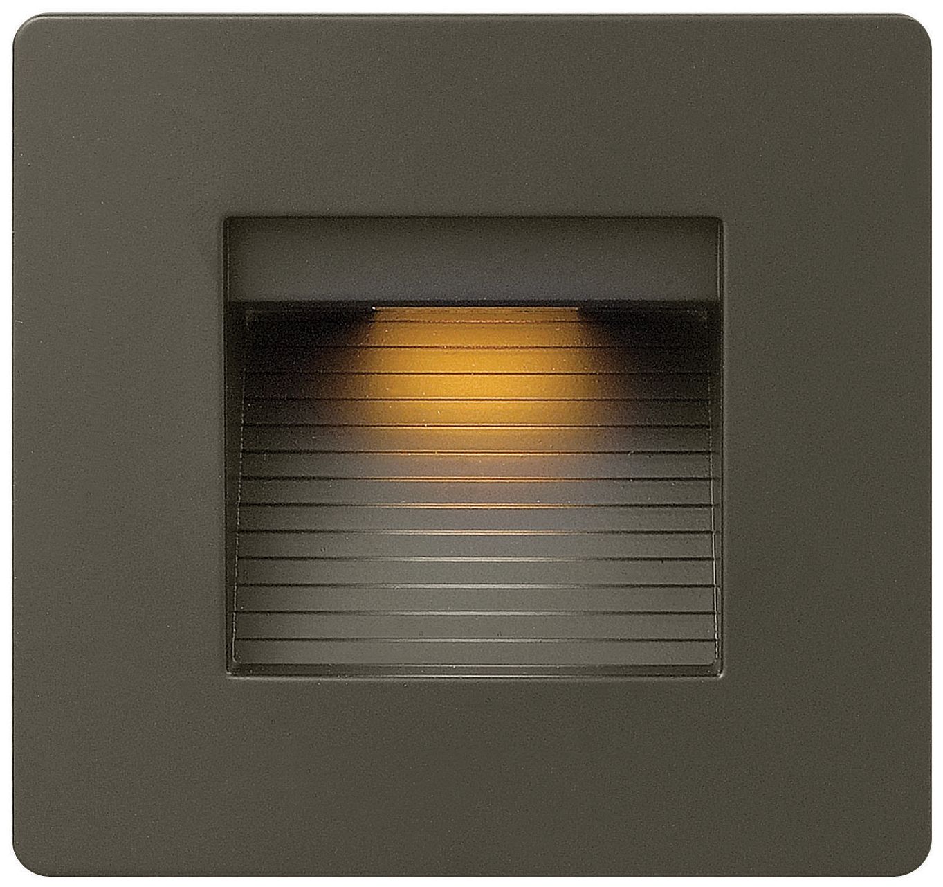 Hinkley Luna 4 1/2" Square Bronze LED Step Light