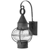 Hinkley Cape Cod 18&quot; High Aged Zinc Outdoor Wall Light