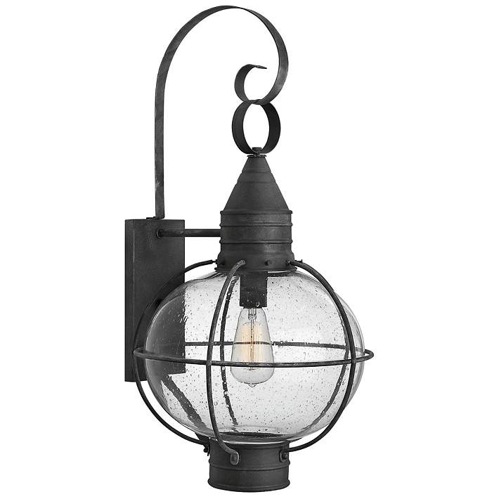 Hinkley Cape Cod 26 3 4 High Aged Zinc, Cape Cod Style Outdoor Lighting