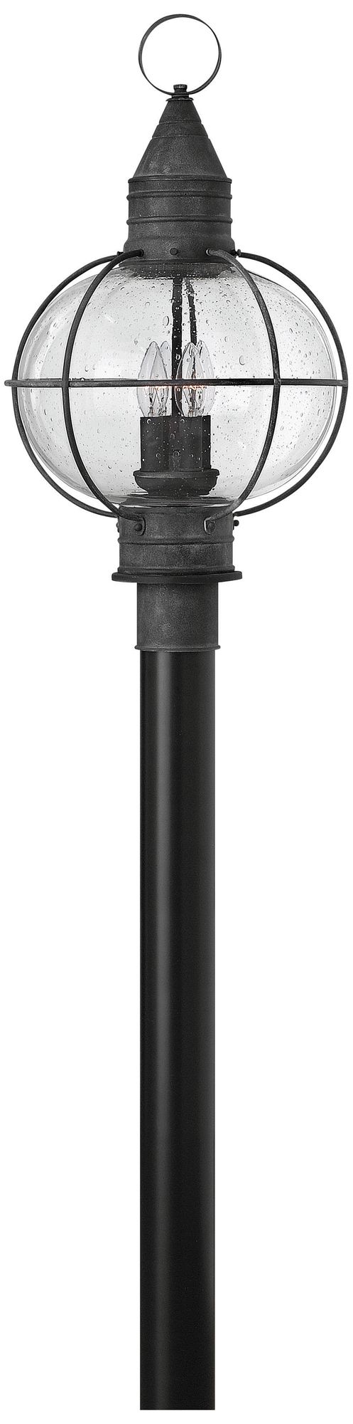 Hinkley Cape Cod 21 1/4" High Aged Zinc Outdoor Post Light