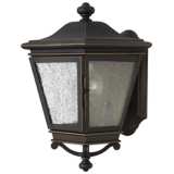 Lincoln 13 3/4&quot; High Oil Rubbed Bronze Outdoor Wall Light