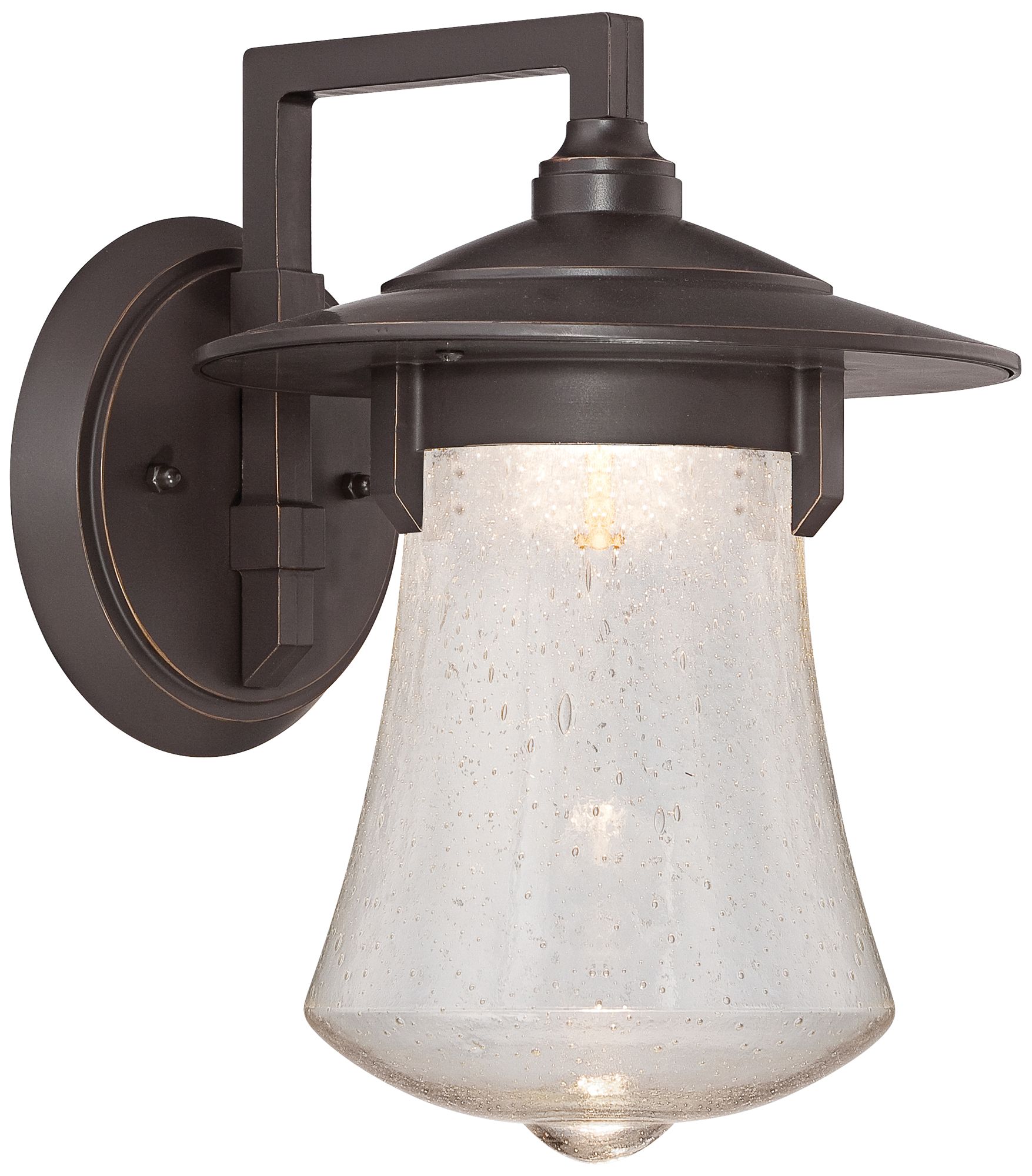 Paxton 13 3/4" High Bronze Patina LED Outdoor Wall Light