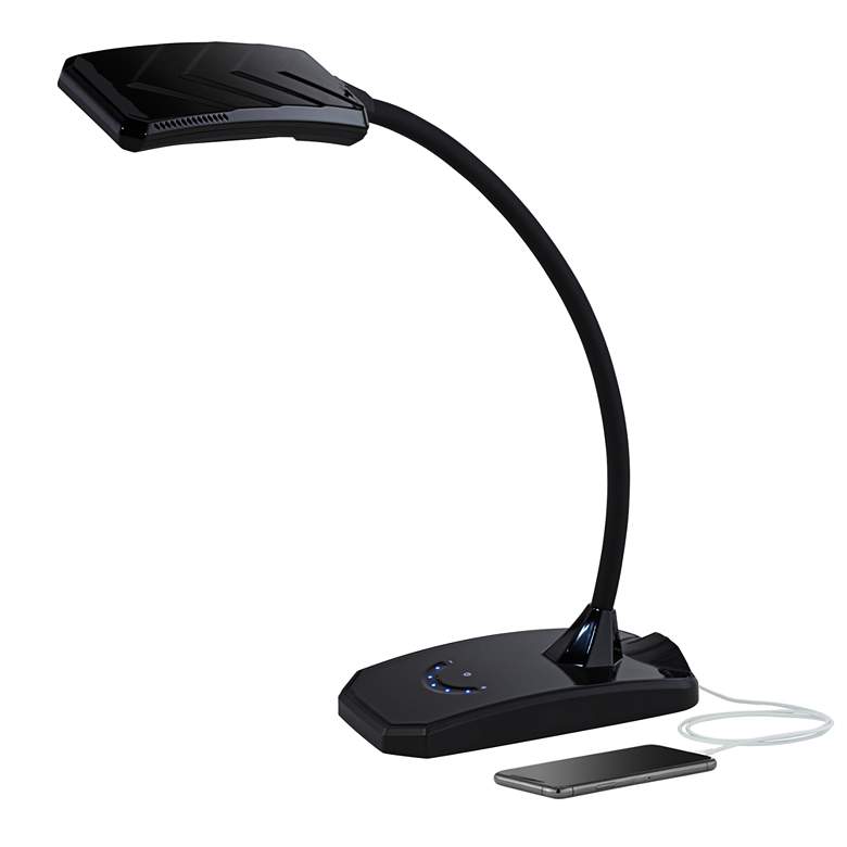 Image 3 Ricky Black LED Desk Lamp with USB Port