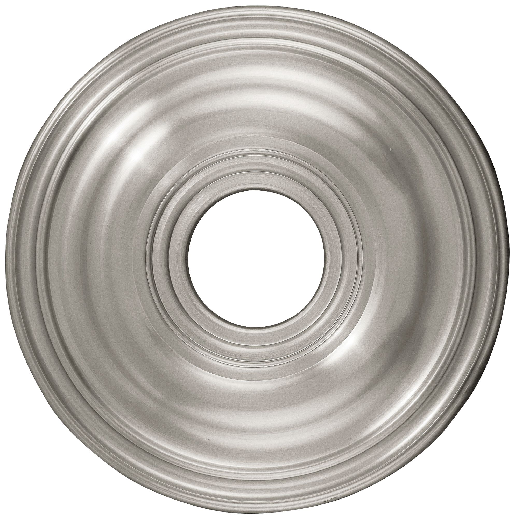Perryton 16 Wide Brushed Nickel Ceiling Medallion