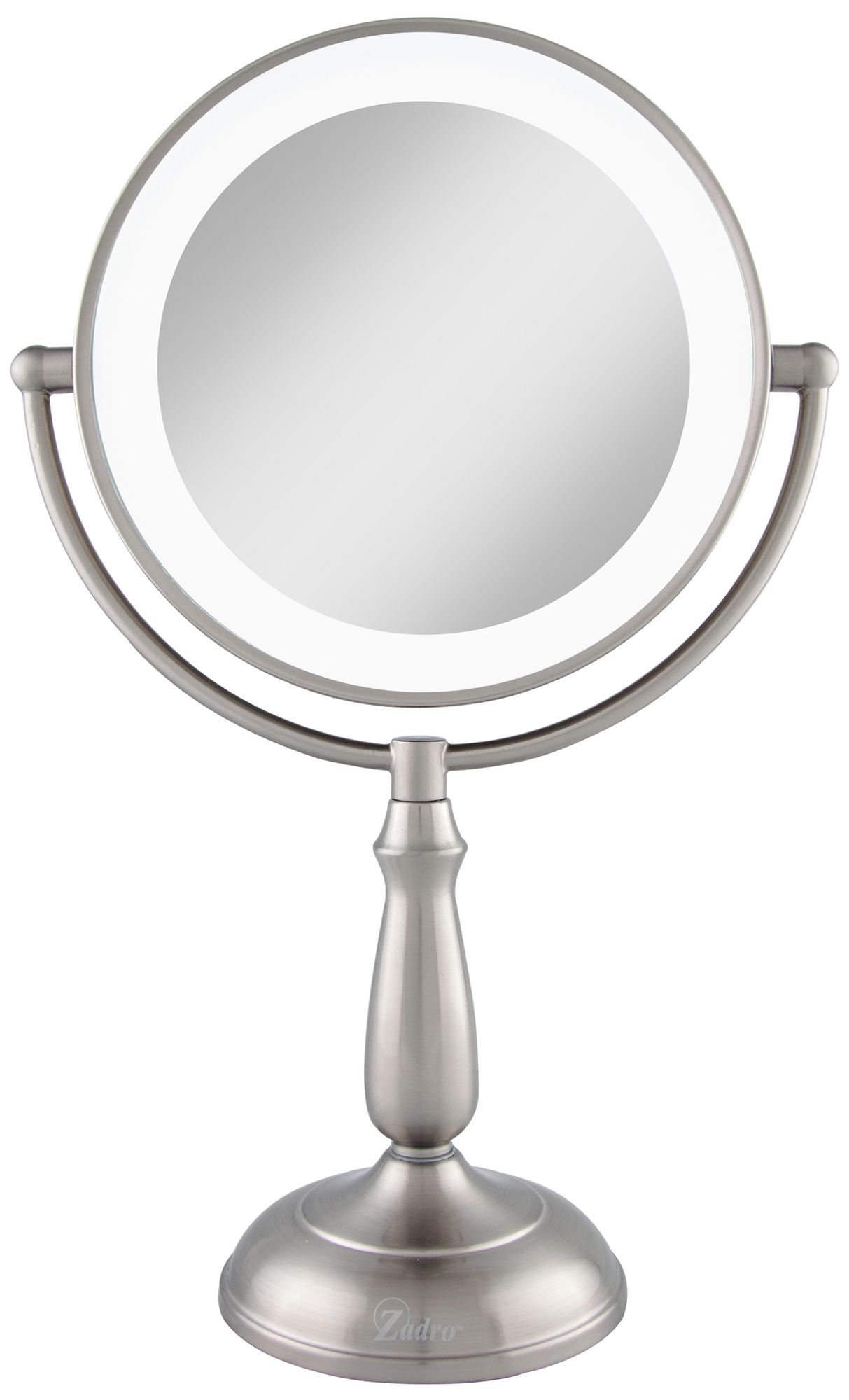 10x magnifying mirror with led light