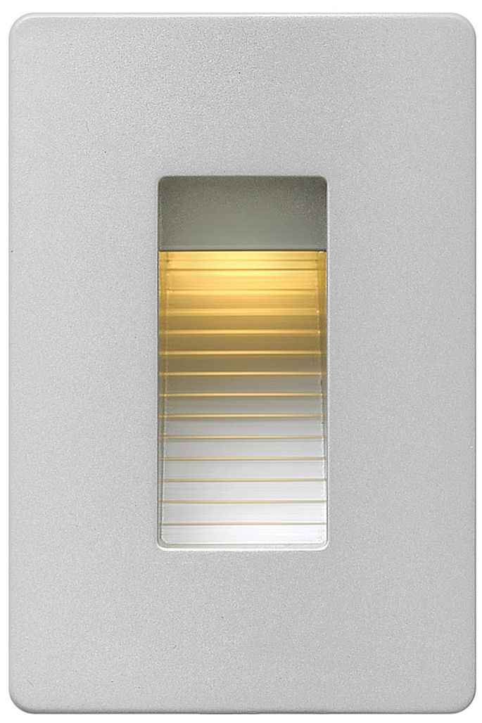 Hinkley Luna 4 1/2" High Titanium LED Step Light
