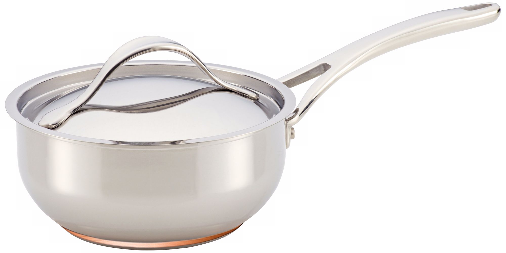 Anolon Nouvelle 2 1/2 Quart Stainless Steel Saucier