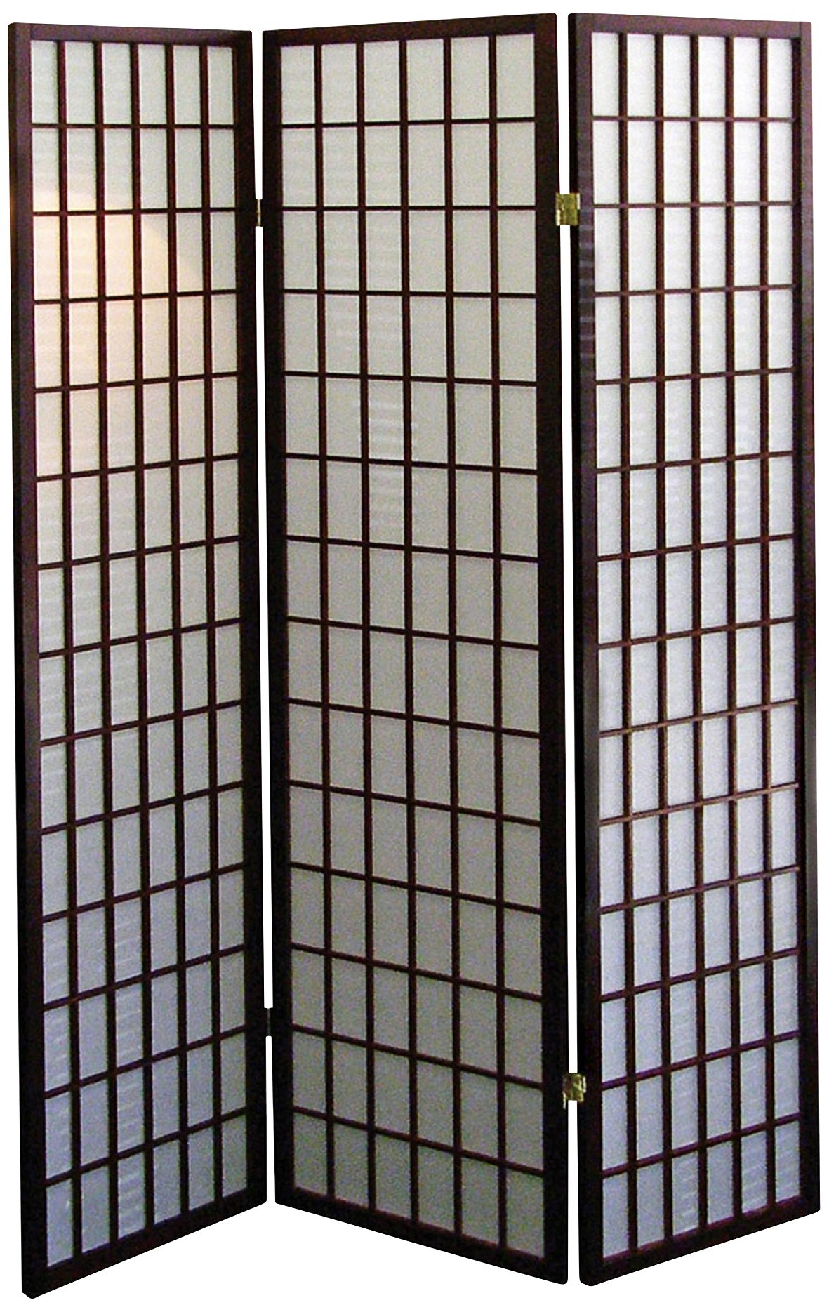 Tomball 50" Wide Shoji Paper 3-Panel Room Screen Divider