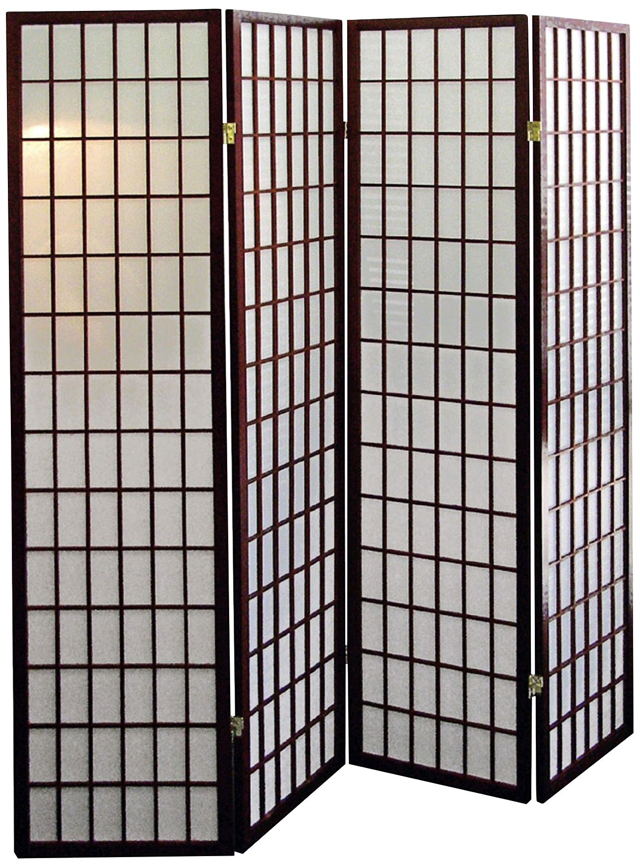 Tomball 60" Wide Shoji Paper 4-Panel Room Divider