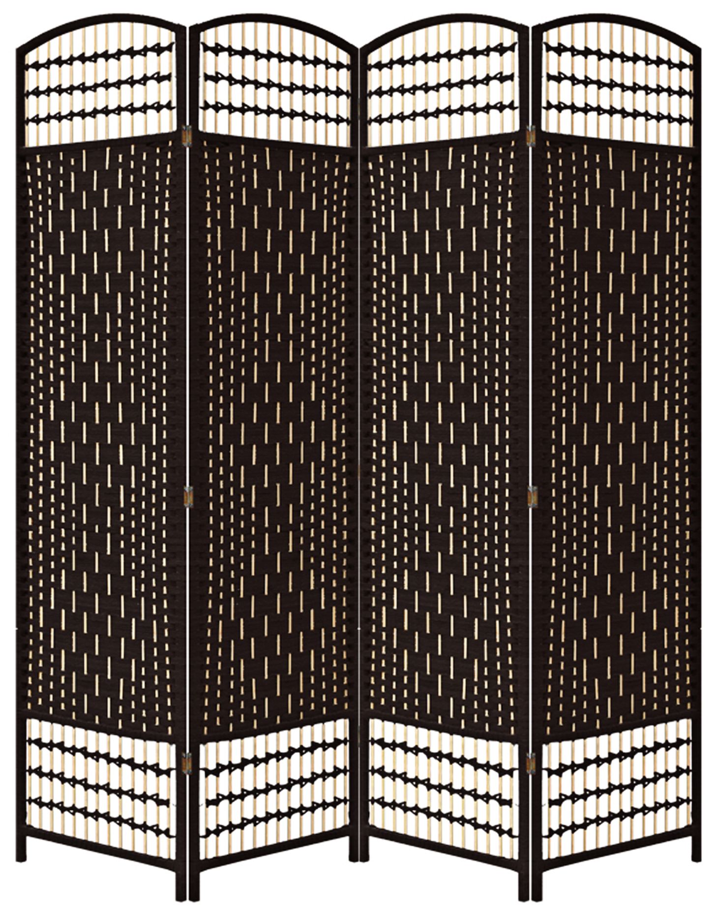 Rosenthal 63 1/4" Wide Hand-Crafted Paper Weave Room Divider