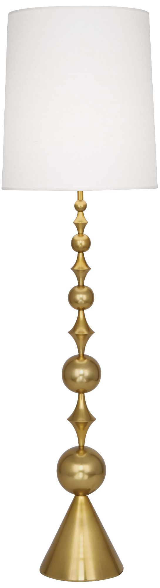 Harlequin Floor Lamp in Antique Brass by Jonathan Adler 6J670