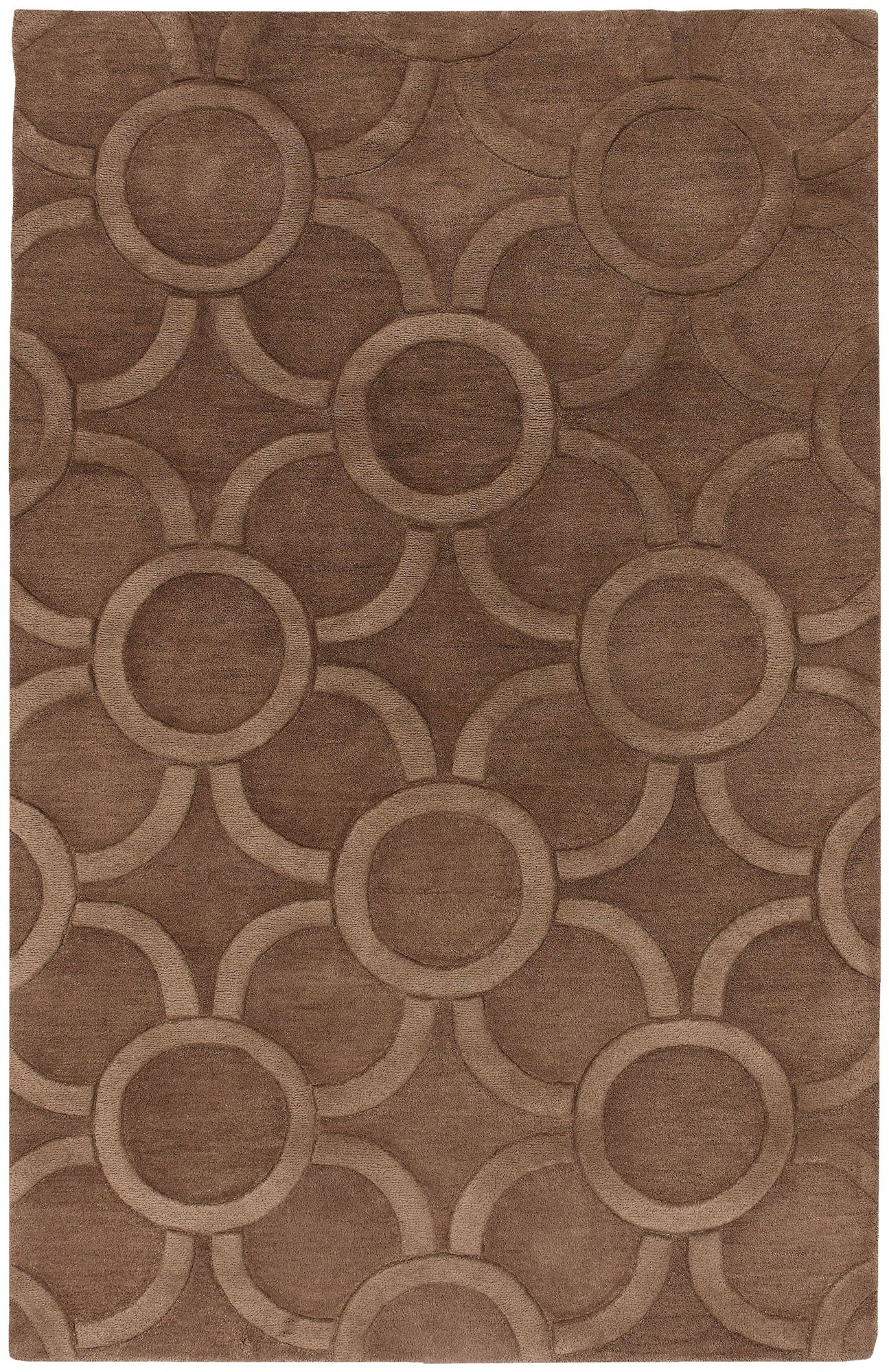 Chandra Antara ANT157 Brown Wool Area Rug
