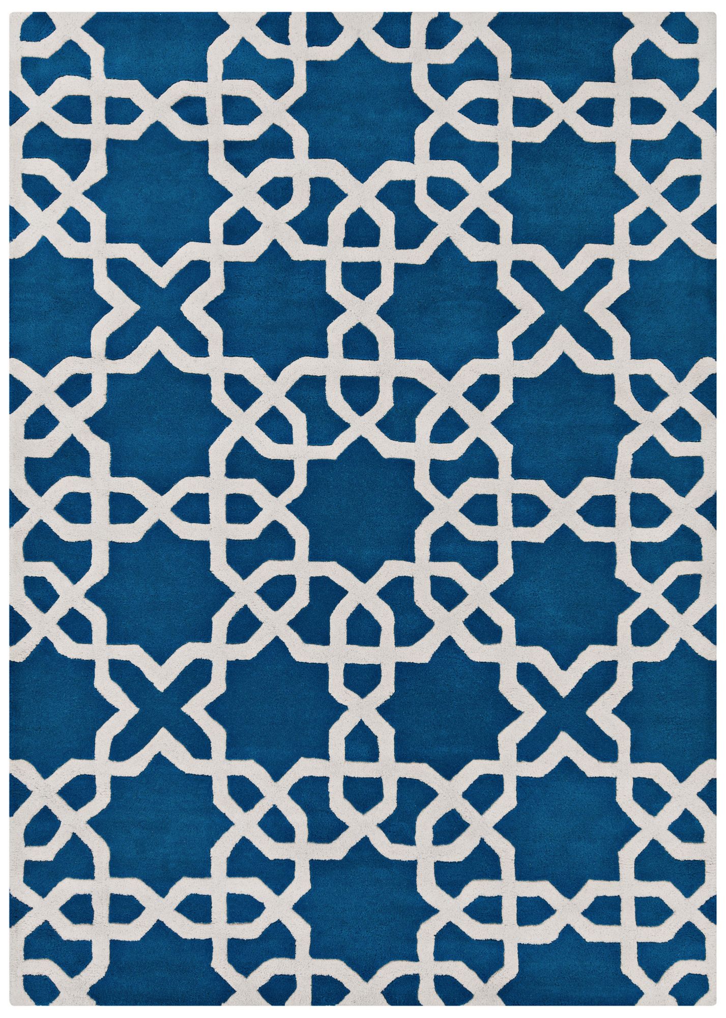 Chandra Davin DAV25804 Blue Wool Area Rug