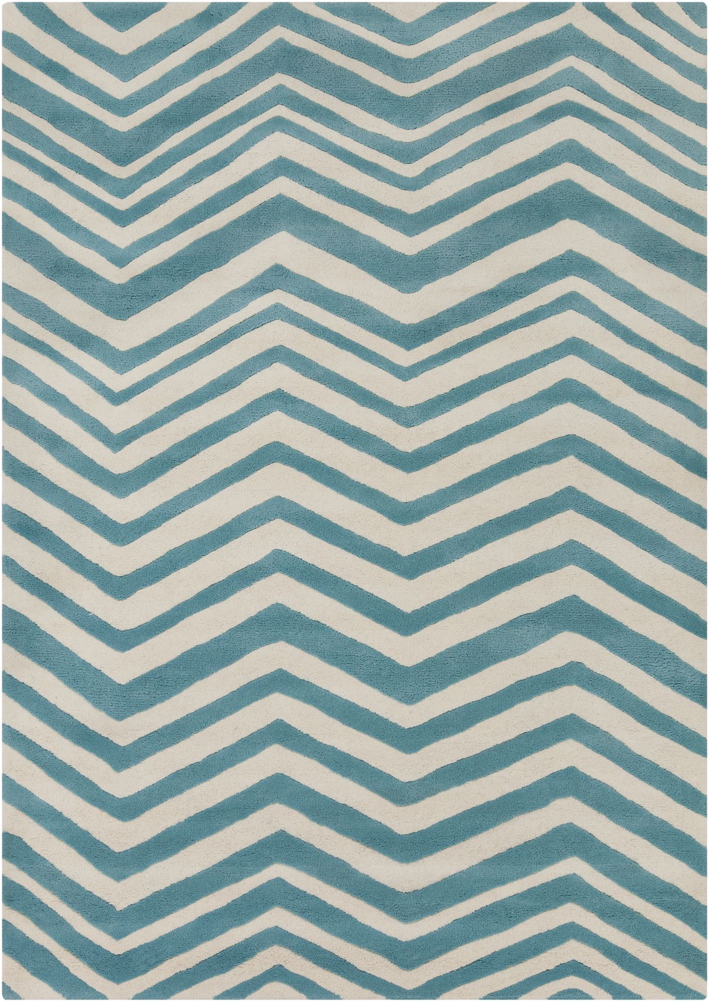 Chandra Davin DAV25807 Blue Wool Area Rug