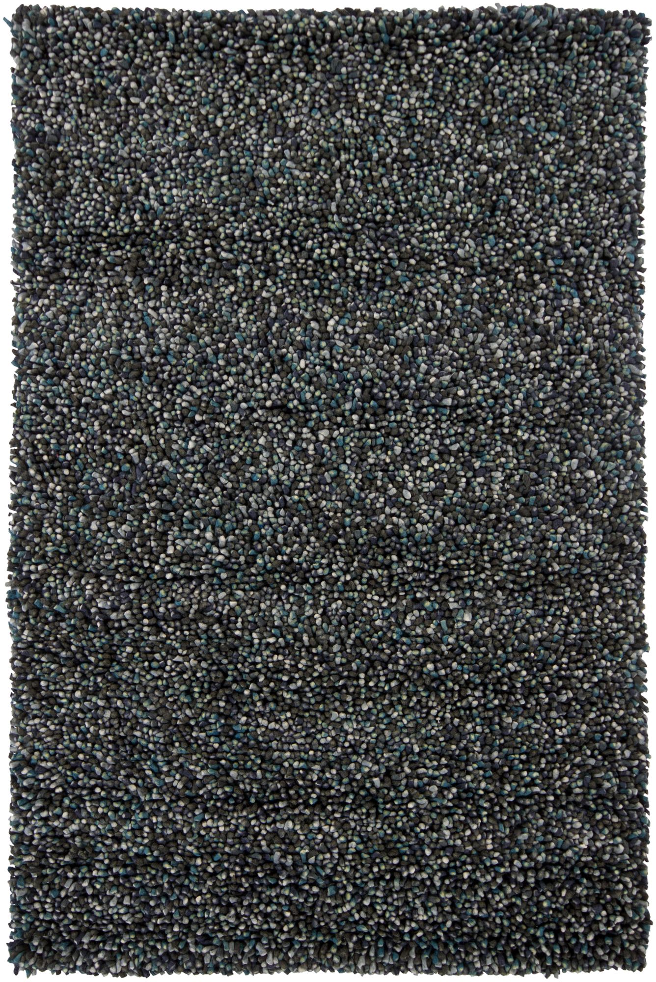 Chandra Gems GEM9601 Gray and Blue Shag Rug