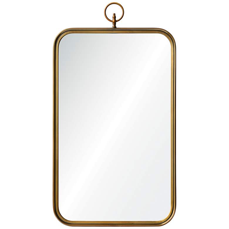 Coburg Golden Brass 22&quot; x 36&quot; Rectangular Wall Mirror