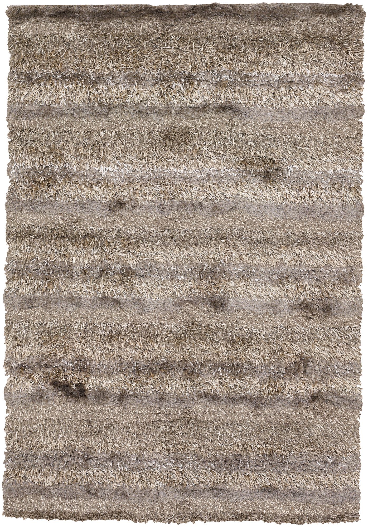Chandra Kapaa KAP15500 Taupe Shag Rug