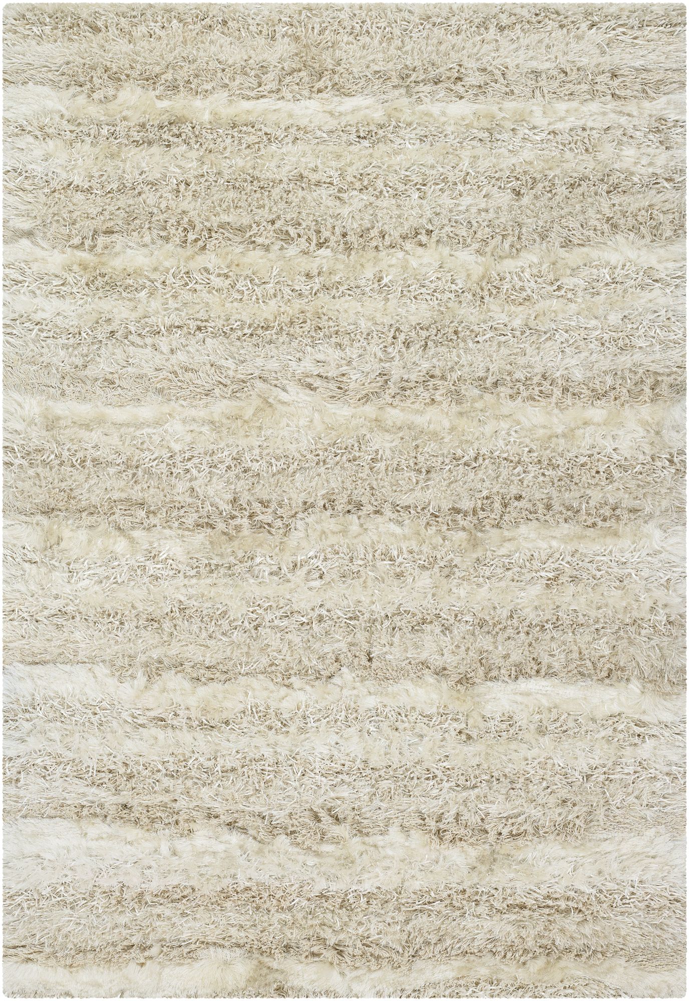 Chandra Kapaa KAP15501 Cream Shag Rug