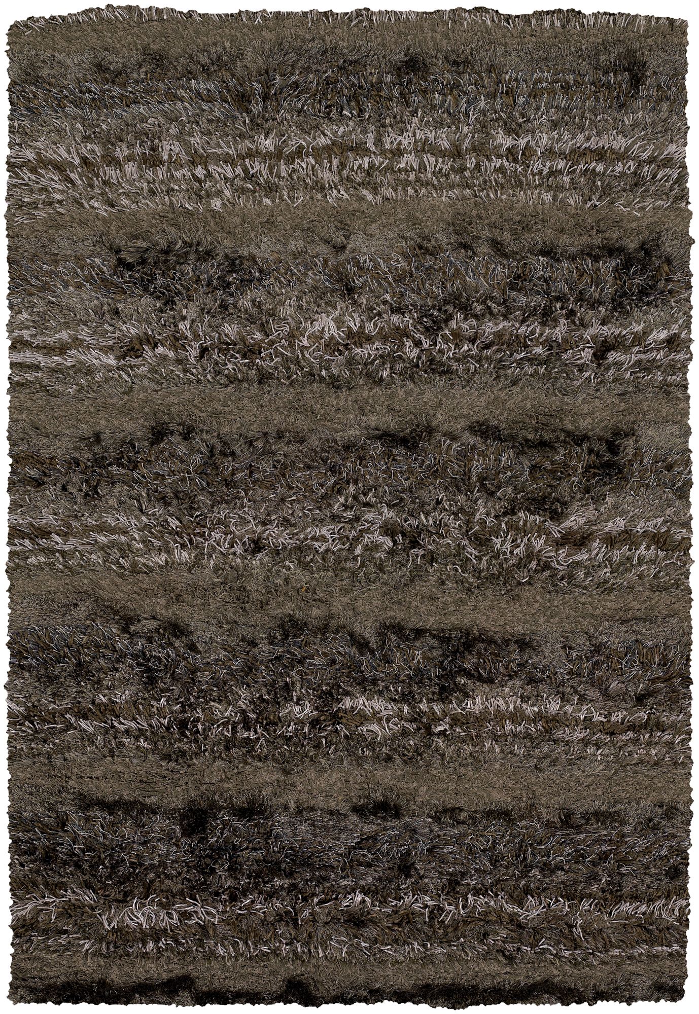 Chandra Kapaa KAP15502 Brown Shag Rug
