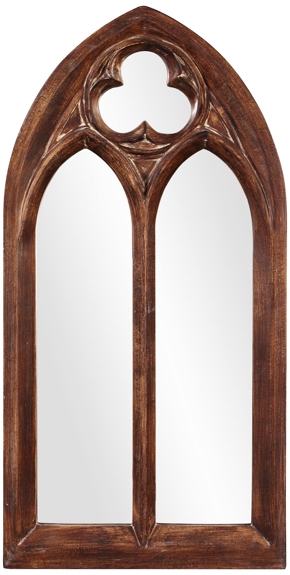 Howard Elliott Basilica Tuscan Brown 24" x 48" Wall Mirror