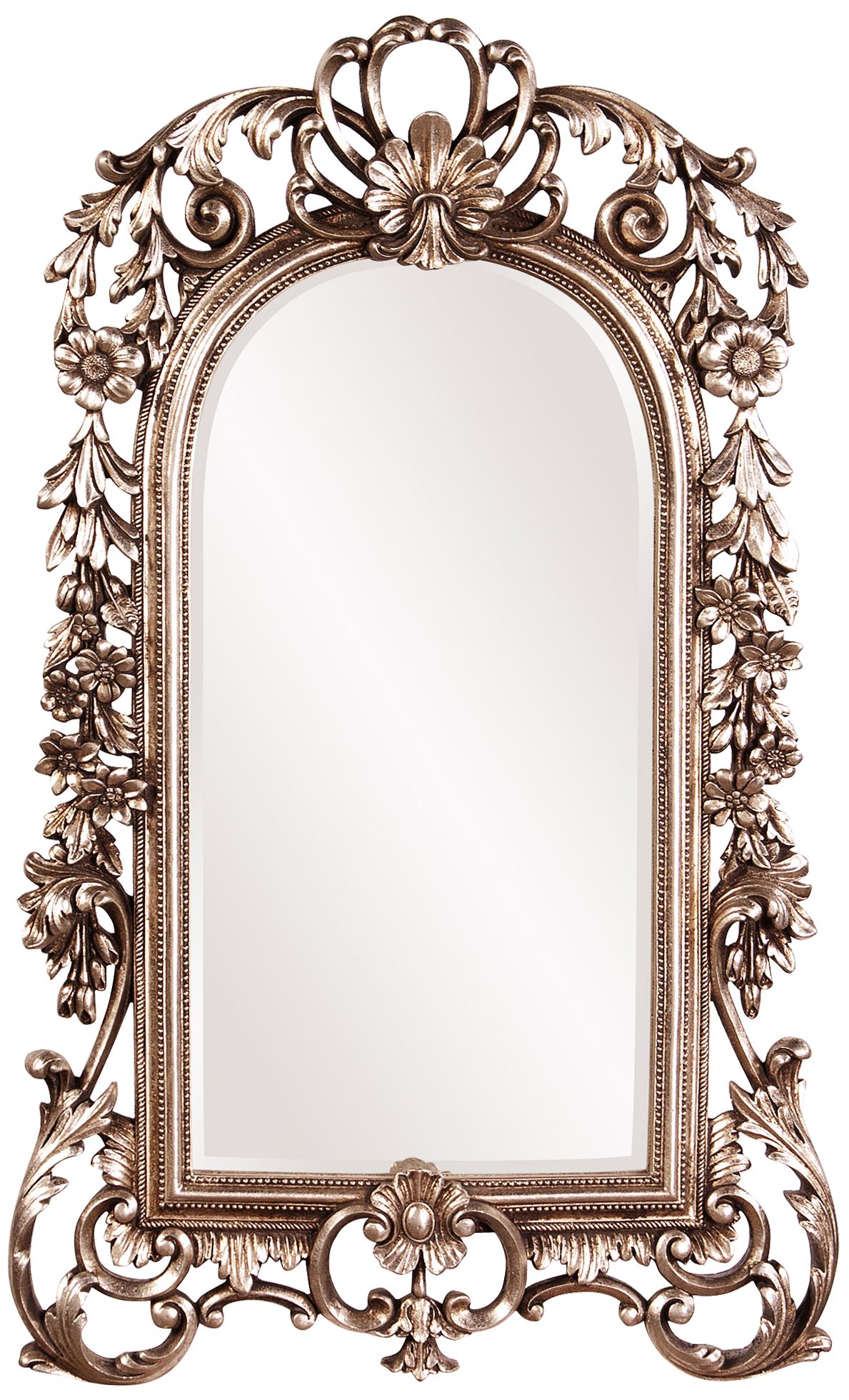 Sherwood Silver Leaf 14" x 22" Wall Mirror