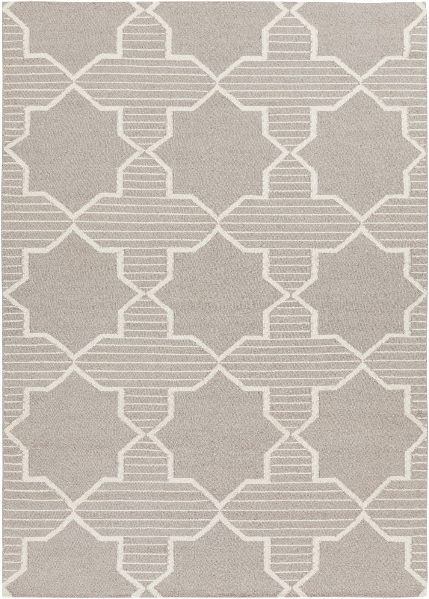 Chandra Lima LIM25733 Gray Wool Area Rug