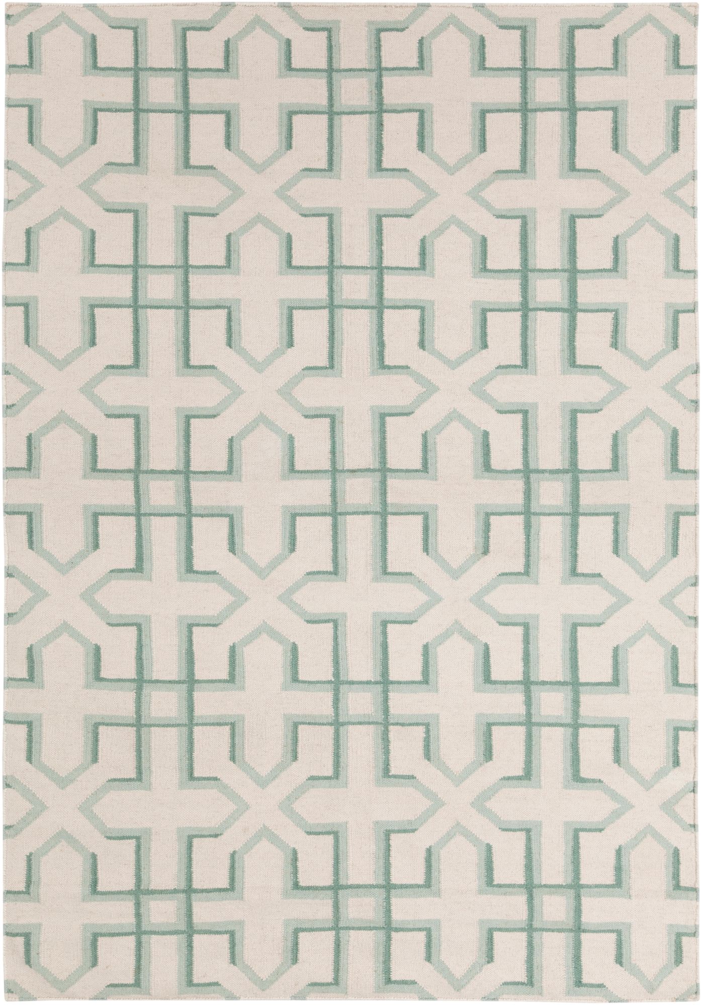 Chandra Lima LIM25739 Green and White Area Rug