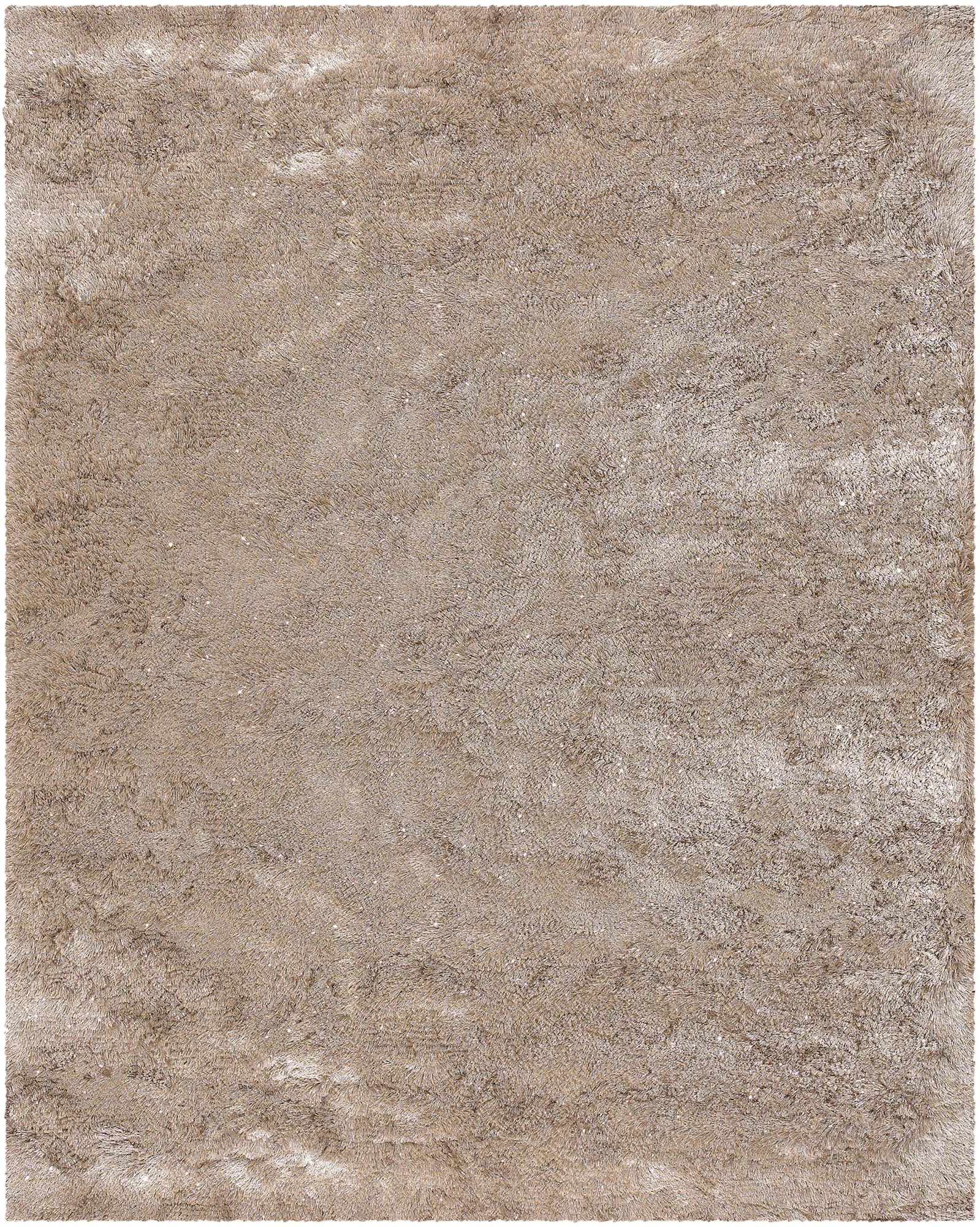 Chandra Mercury MER6903 Taupe Shag Area Rug