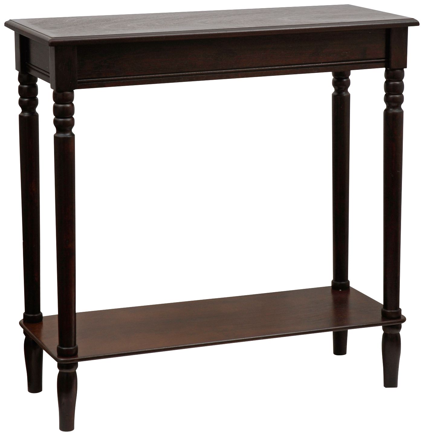 Trento 28 1/4" Wide Walnut Wood Rectangular Console Table
