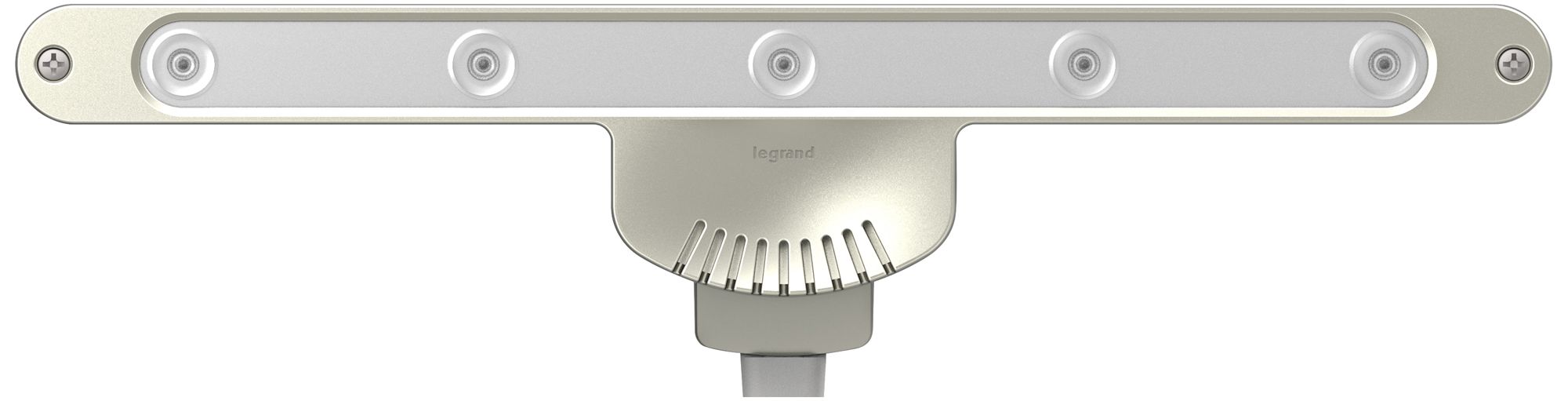 Adorne Linear 10" Wide LED Titanium Undercabinet Light