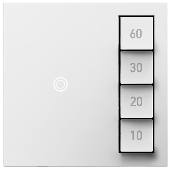 adorne® White Manual-On Timed-Off Sensa Switch