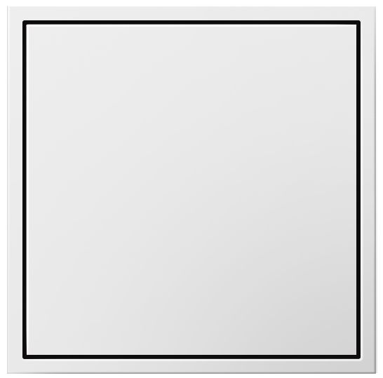 adorne® Pop-Out White 1-Gang Outlet