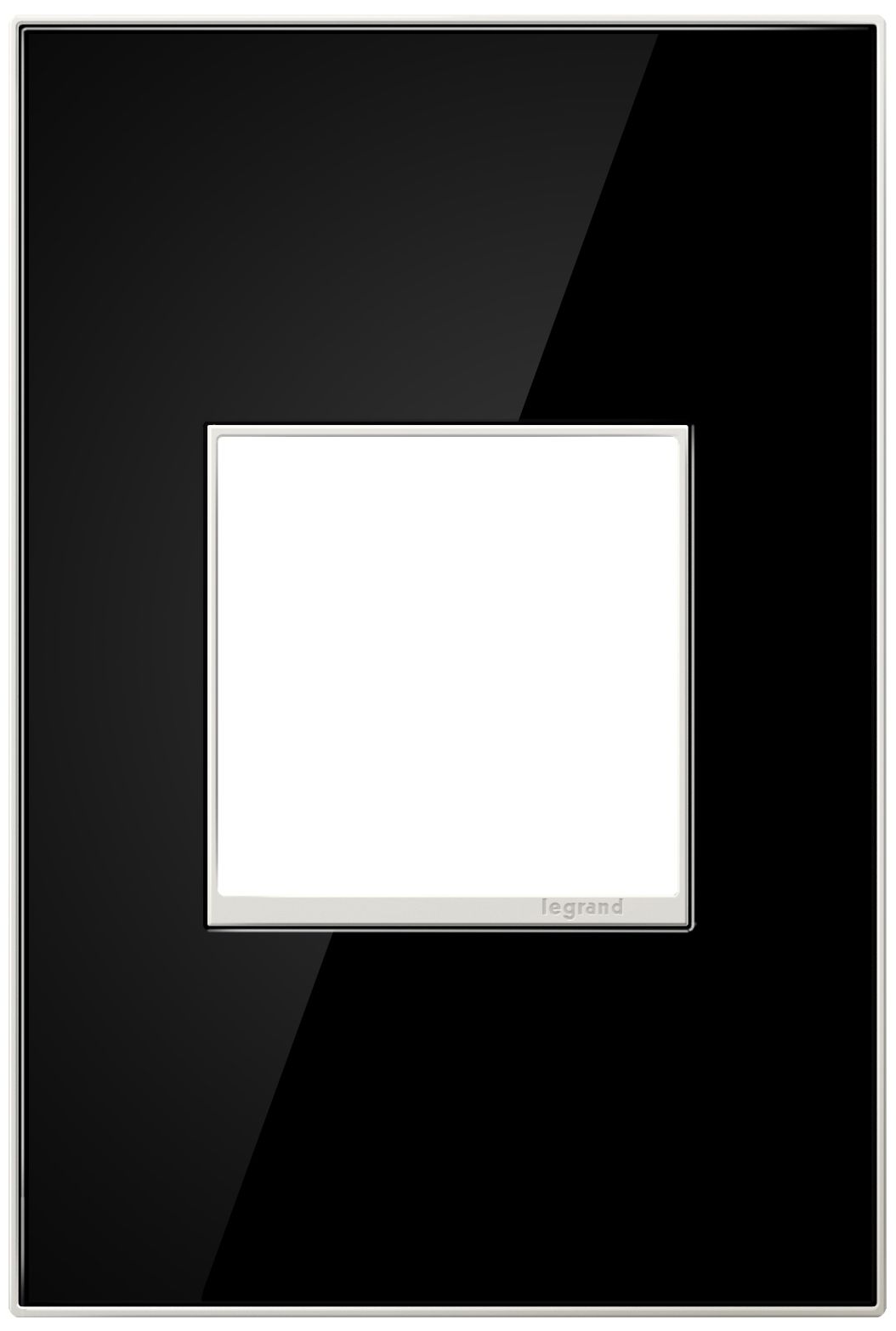 adorne® 1-Gang Black Mirror Wall Plate