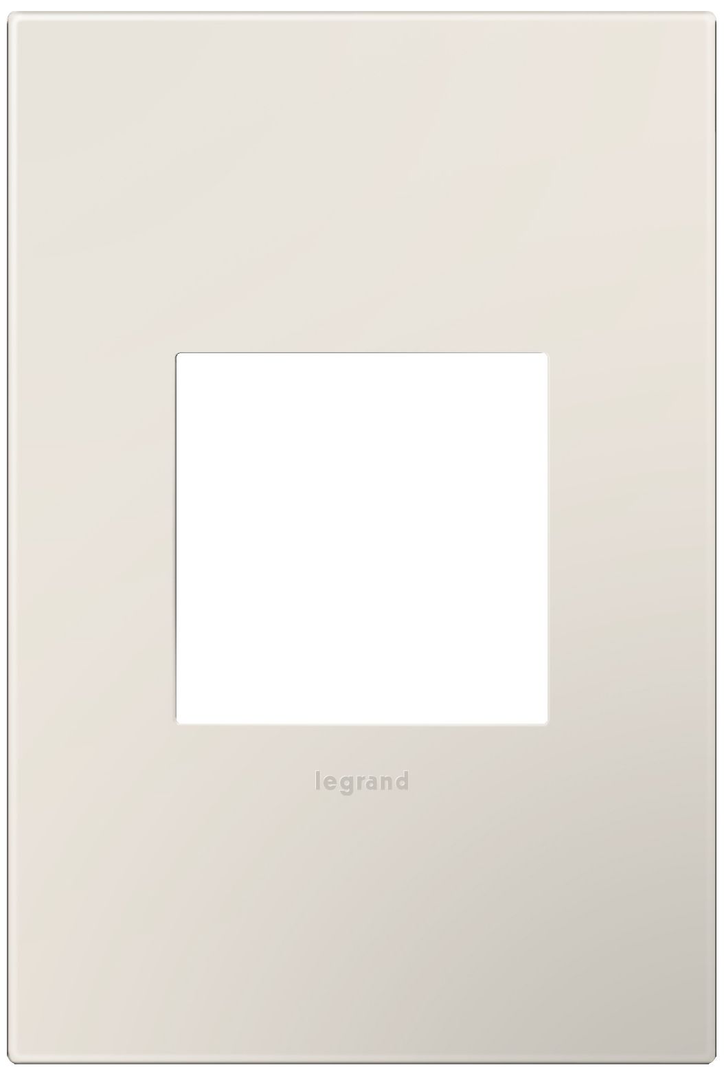 adorne® Satin Almond 1-Gang Snap-On Wall Plate