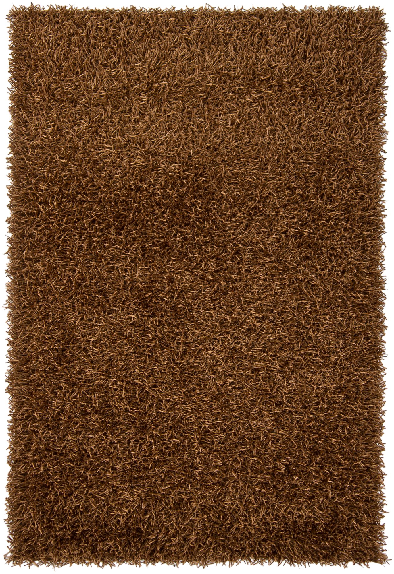 Chandra Zara ZAR14501 Brown Shag Area Rug