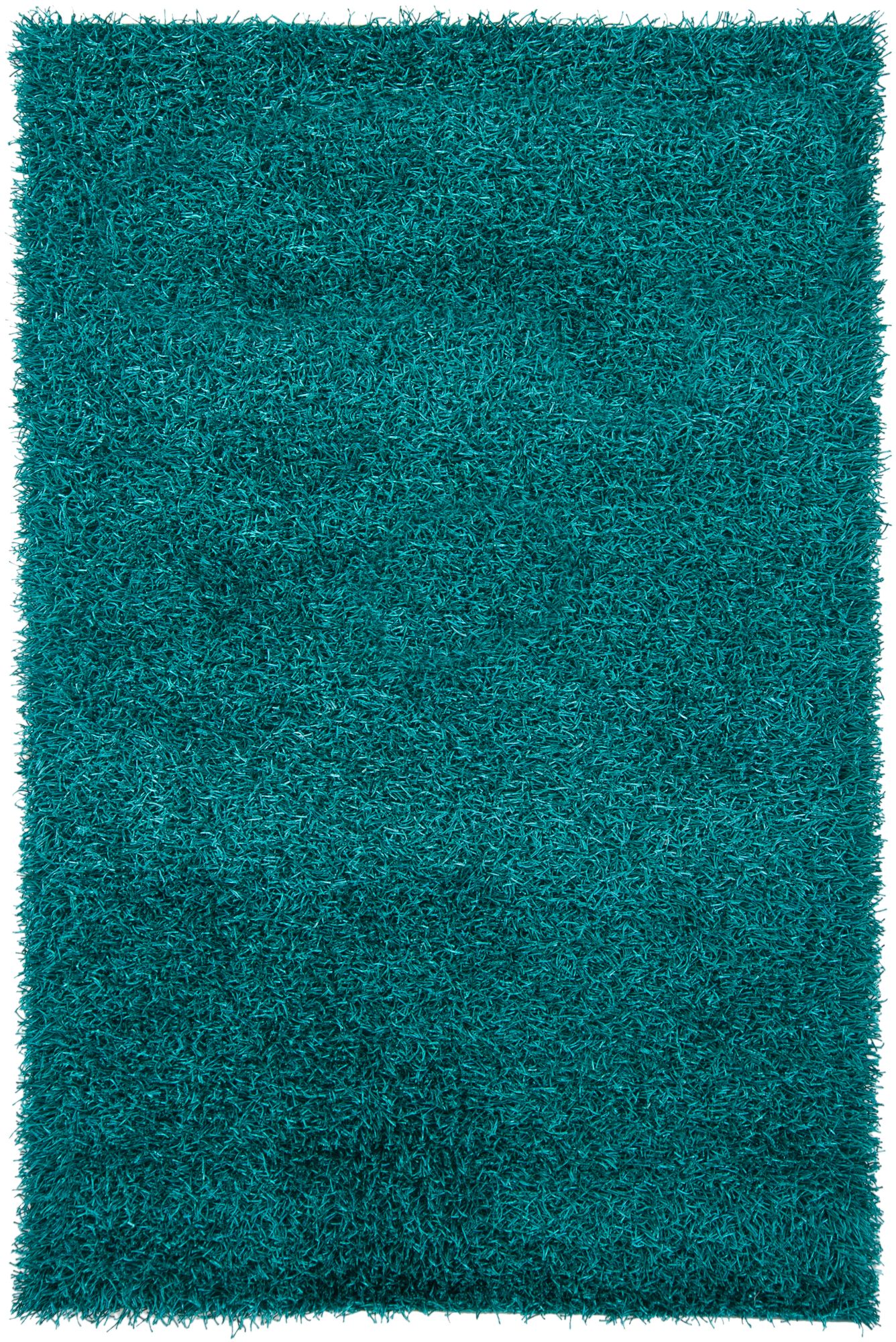 Chandra Zara ZAR14507 Blue Shag Area Rug
