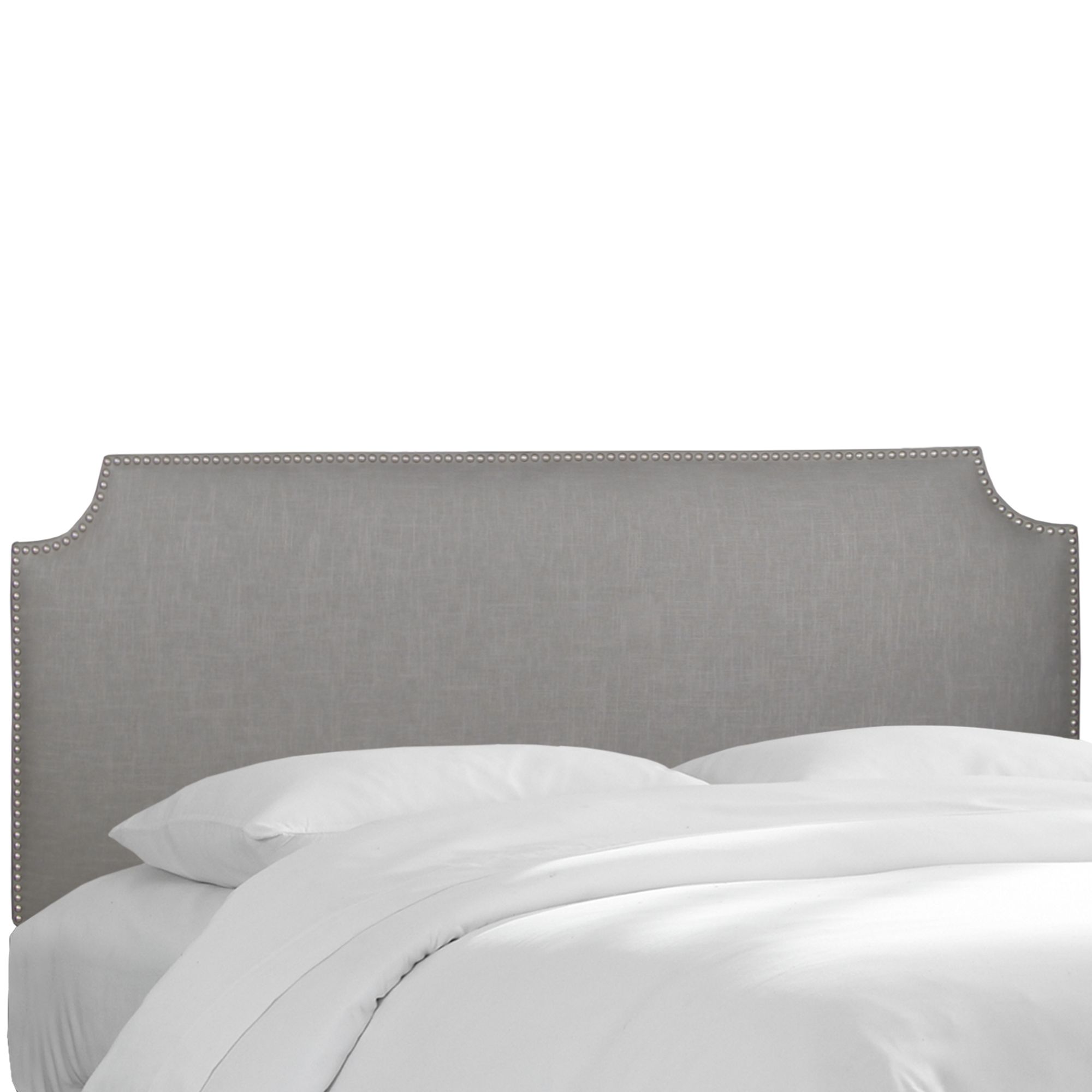 Madison Linen Gray Queen Headboard