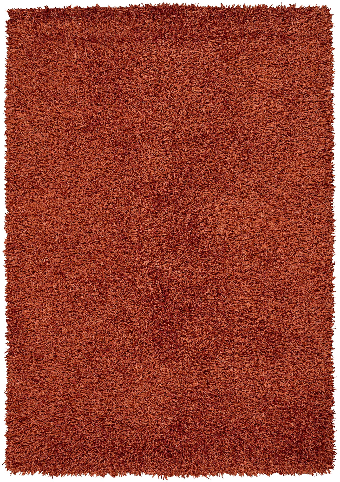 Chandra Zara ZAR14524 Orange Shag Area Rug