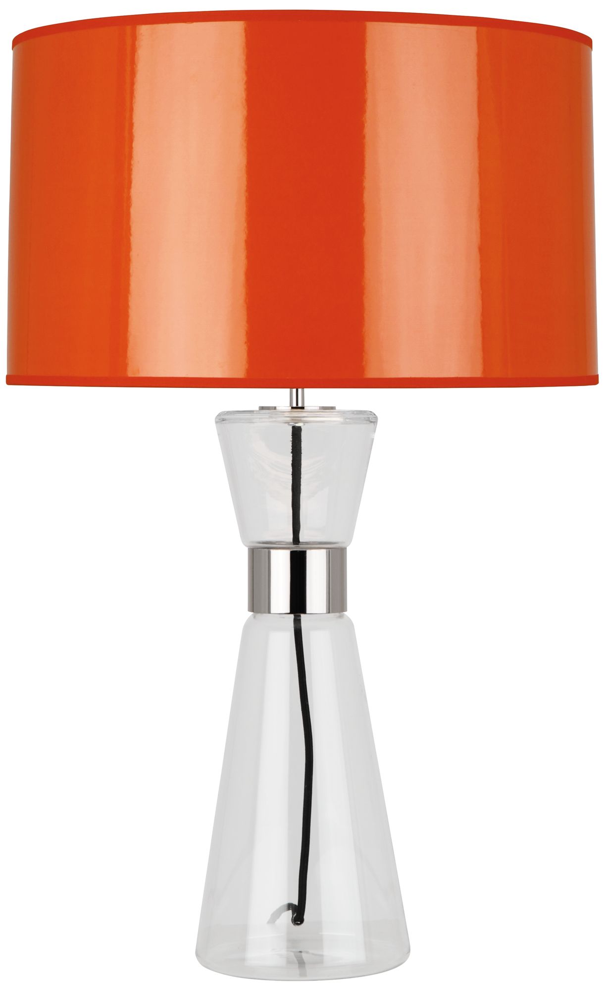 Robert Abbey Penelope Large Orange Shade Table Lamp