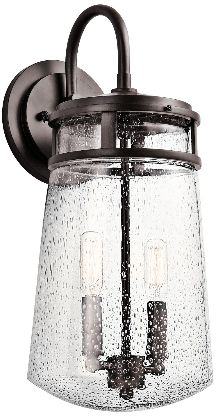 Lyndon 18 1/4" Bronze Outdoor Wall Light by Kichler