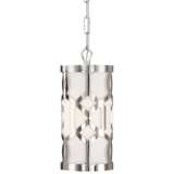 Jennings Collection 6 1/4&quot; Wide Polished Nickel Mini Pendant