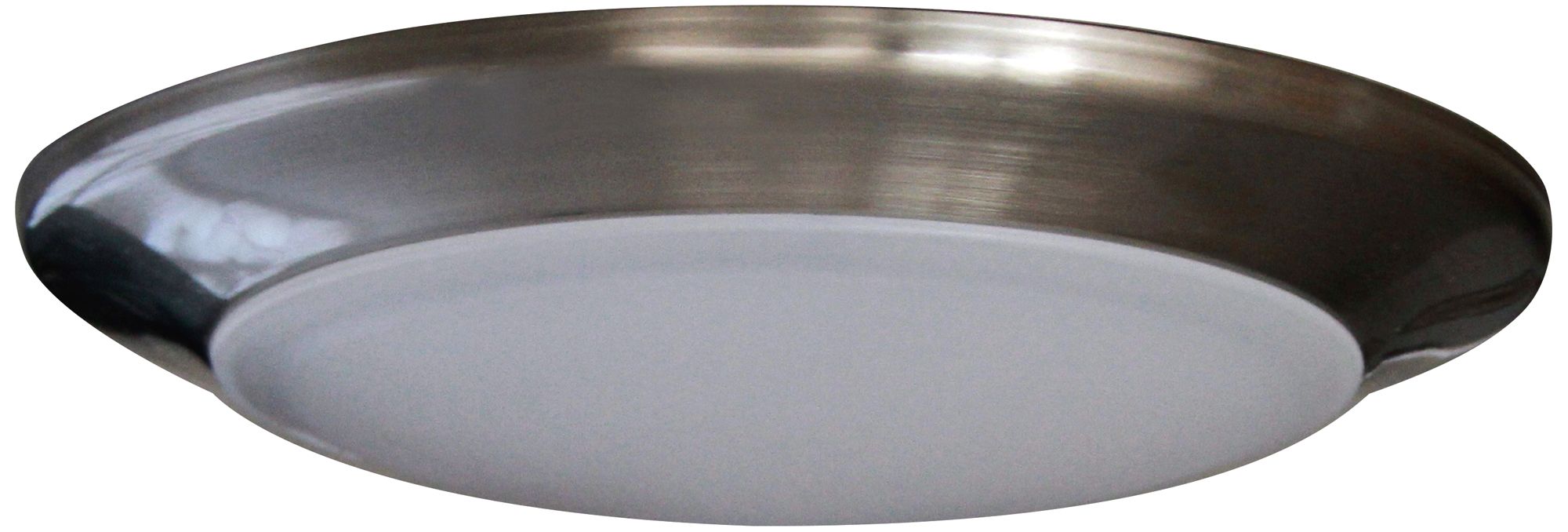 4" Disk Surface Mount 12 Watt LED Retrofit Trim in Nickel