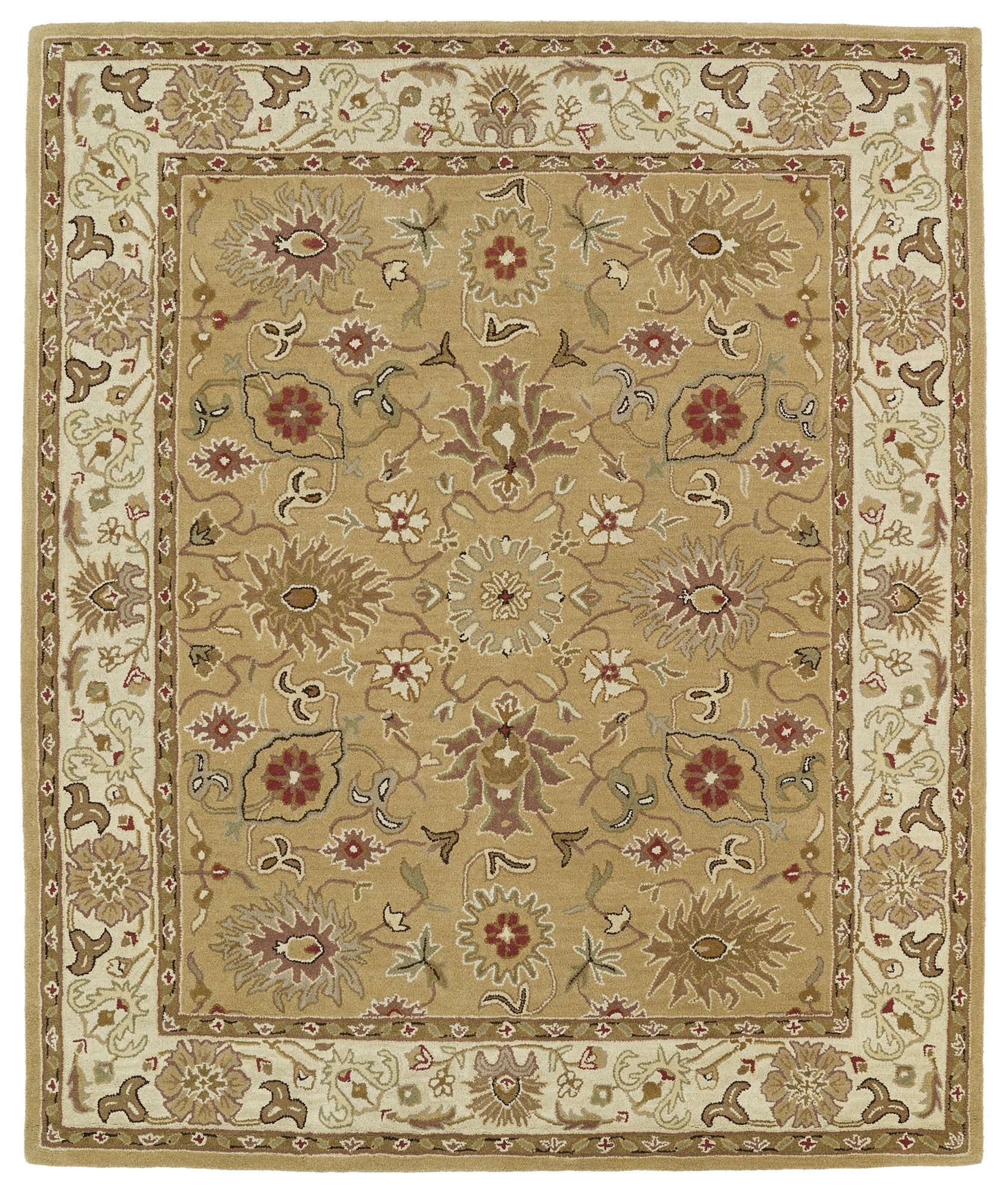 Kaleen Taj TAJ07-43 Camel Wool Area Rug 