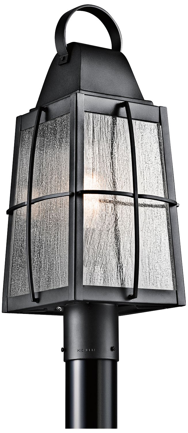 Kichler Tolerand Seedy 21 3/4"H  Black Outdoor Post Light