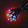 Multicolor 17' Battery Operated Timer LED String Lights