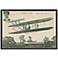 Wright Brothers Biplane I 36" Wide Framed Canvas Wall Art