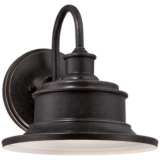 Quoizel Seaford 11&quot; High Bronze Outdoor Wall Light